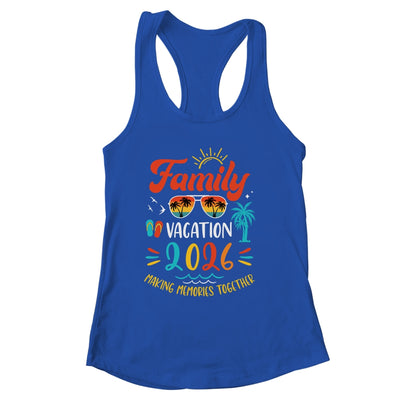 Family Vacation 2026 Beach Matching Summer Vacation 2026 Shirt & Tank Top | siriusteestore