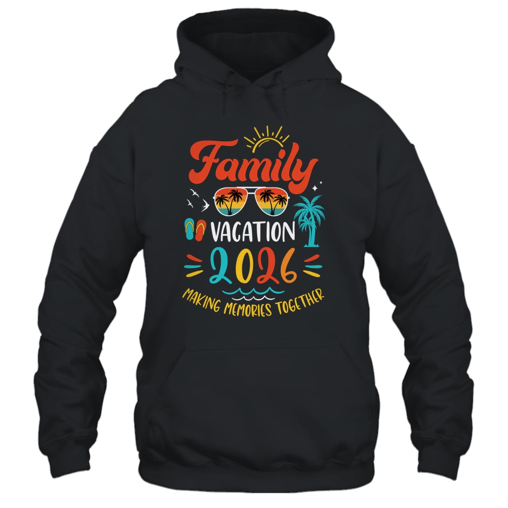 Family Vacation 2026 Beach Matching Summer Vacation 2026 Shirt & Tank Top | siriusteestore