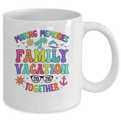 Family Vacation 2026 Beach Matching Summer Vacation Mug | siriusteestore