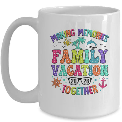 Family Vacation 2026 Beach Matching Summer Vacation Mug | siriusteestore