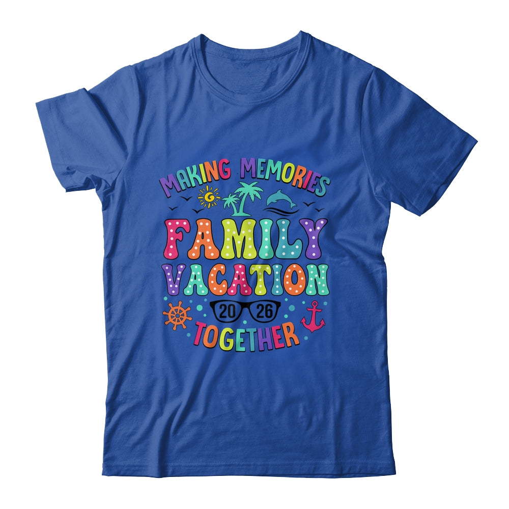 Family Vacation 2026 Beach Matching Summer Vacation Shirt & Tank Top | siriusteestore