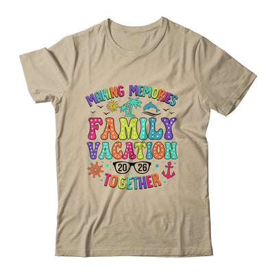 Family Vacation 2026 Beach Matching Summer Vacation Shirt & Tank Top | siriusteestore