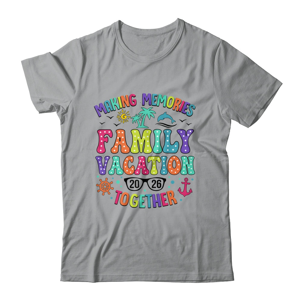 Family Vacation 2026 Beach Matching Summer Vacation Shirt & Tank Top | siriusteestore