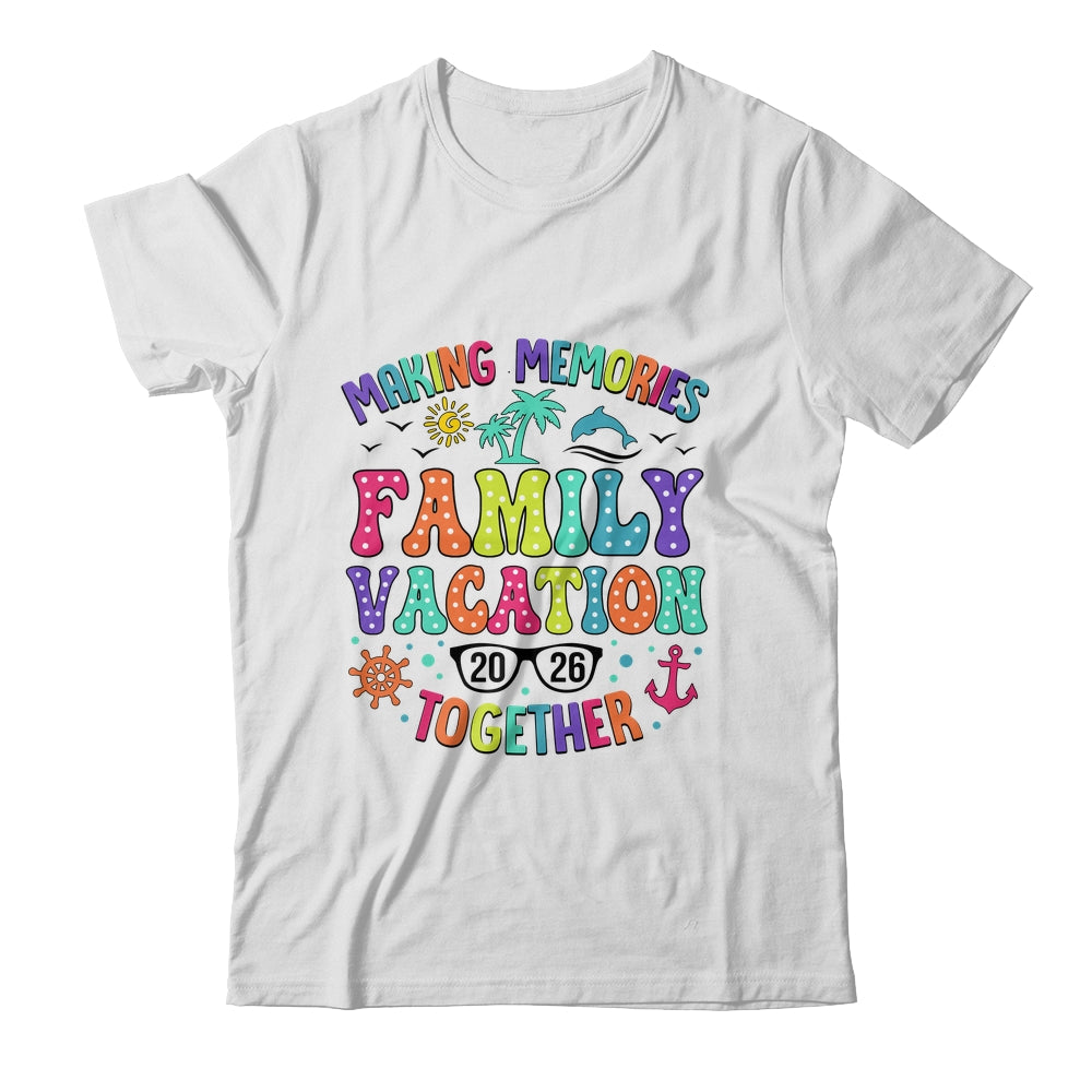 Family Vacation 2026 Beach Matching Summer Vacation Shirt & Tank Top | siriusteestore