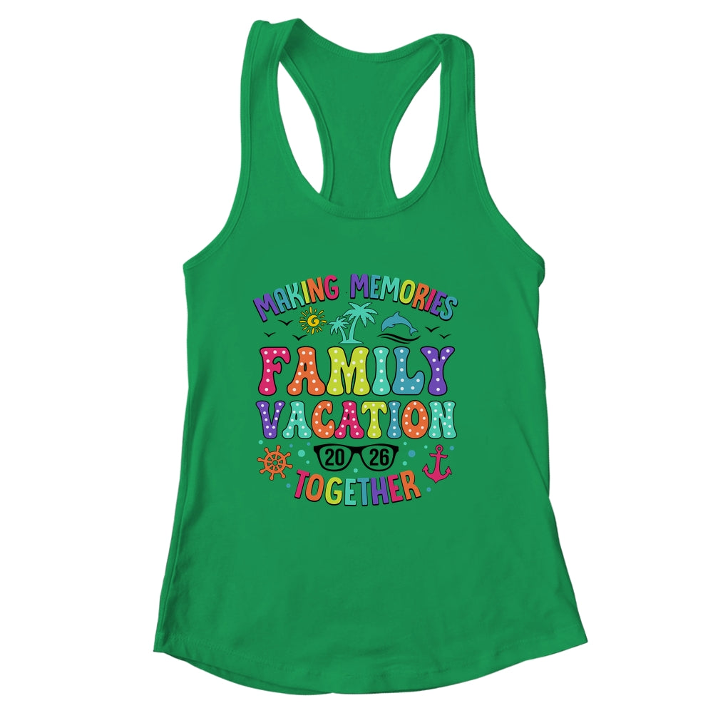 Family Vacation 2026 Beach Matching Summer Vacation Shirt & Tank Top | siriusteestore