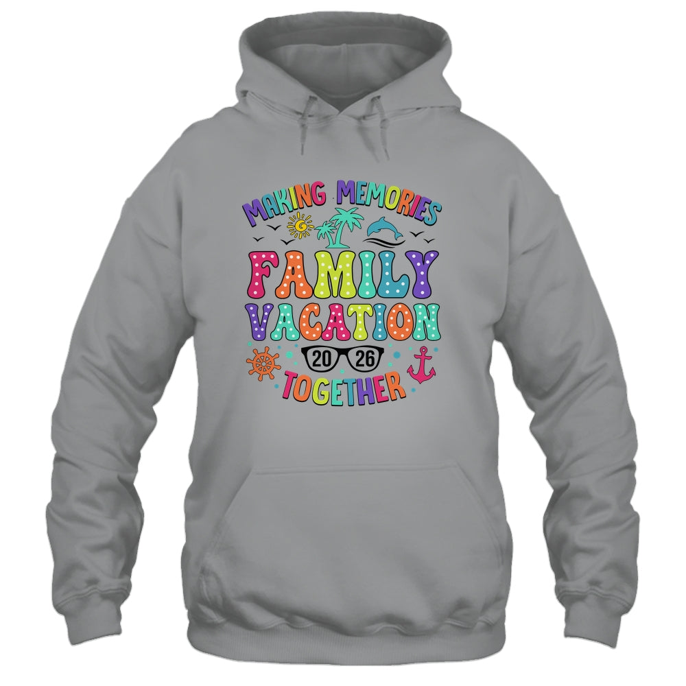 Family Vacation 2026 Beach Matching Summer Vacation Shirt & Tank Top | siriusteestore