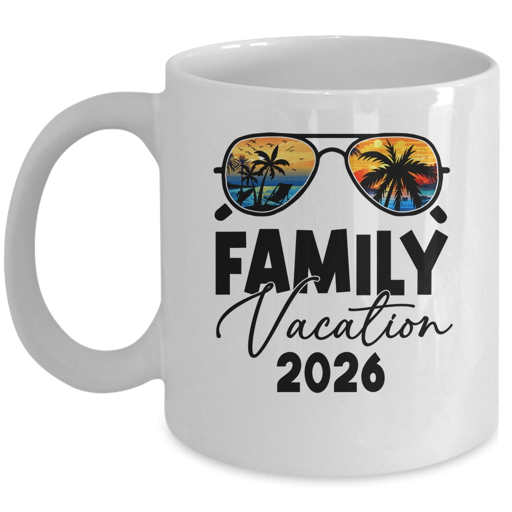 Family Vacation 2026 Beach Summer Family Together Vacation Mug | siriusteestore