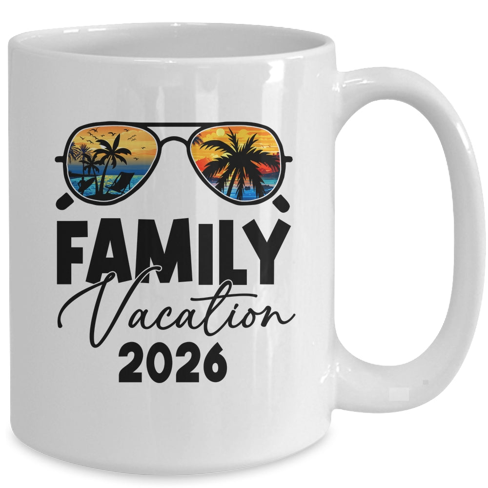 Family Vacation 2026 Beach Summer Family Together Vacation Mug | siriusteestore