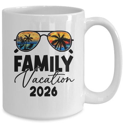 Family Vacation 2026 Beach Summer Family Together Vacation Mug | siriusteestore
