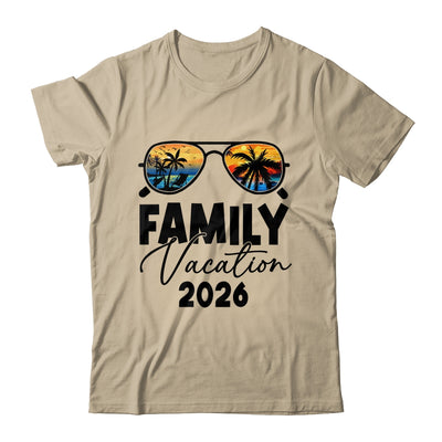 Family Vacation 2026 Beach Summer Family Together Vacation Shirt & Tank Top | siriusteestore
