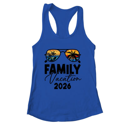 Family Vacation 2026 Beach Summer Family Together Vacation Shirt & Tank Top | siriusteestore