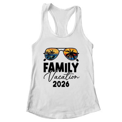 Family Vacation 2026 Beach Summer Family Together Vacation Shirt & Tank Top | siriusteestore