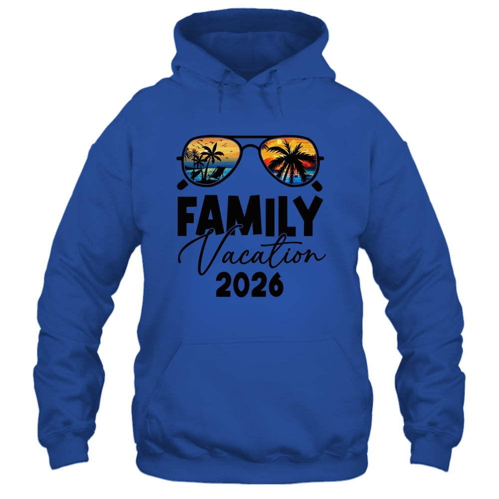 Family Vacation 2026 Beach Summer Family Together Vacation Shirt & Tank Top | siriusteestore