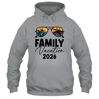 Family Vacation 2026 Beach Summer Family Together Vacation Shirt & Tank Top | siriusteestore