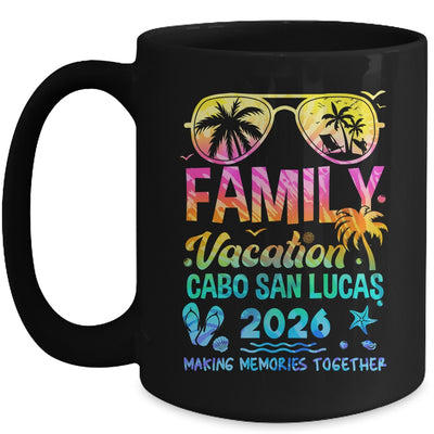 Family Vacation 2026 Cabo San Lucas Matching Memories Together Mug | siriusteestore