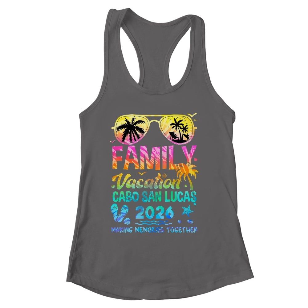 Family Vacation 2026 Cabo San Lucas Matching Memories Together Shirt & Tank Top | siriusteestore