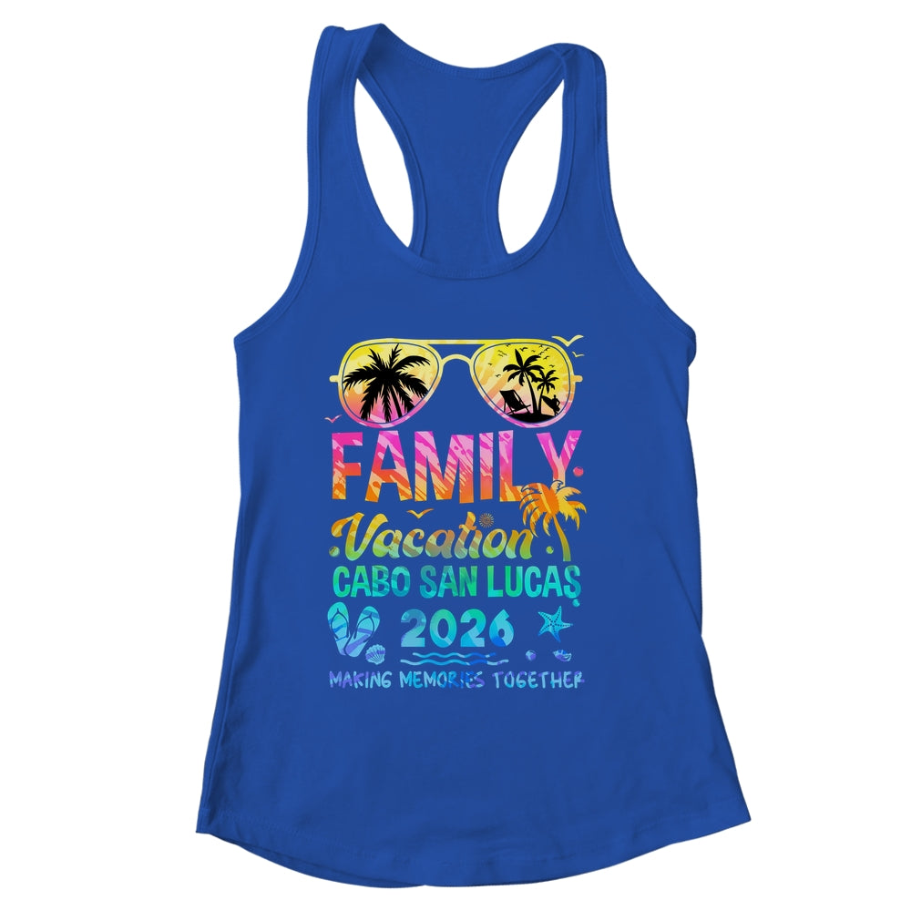 Family Vacation 2026 Cabo San Lucas Matching Memories Together Shirt & Tank Top | siriusteestore