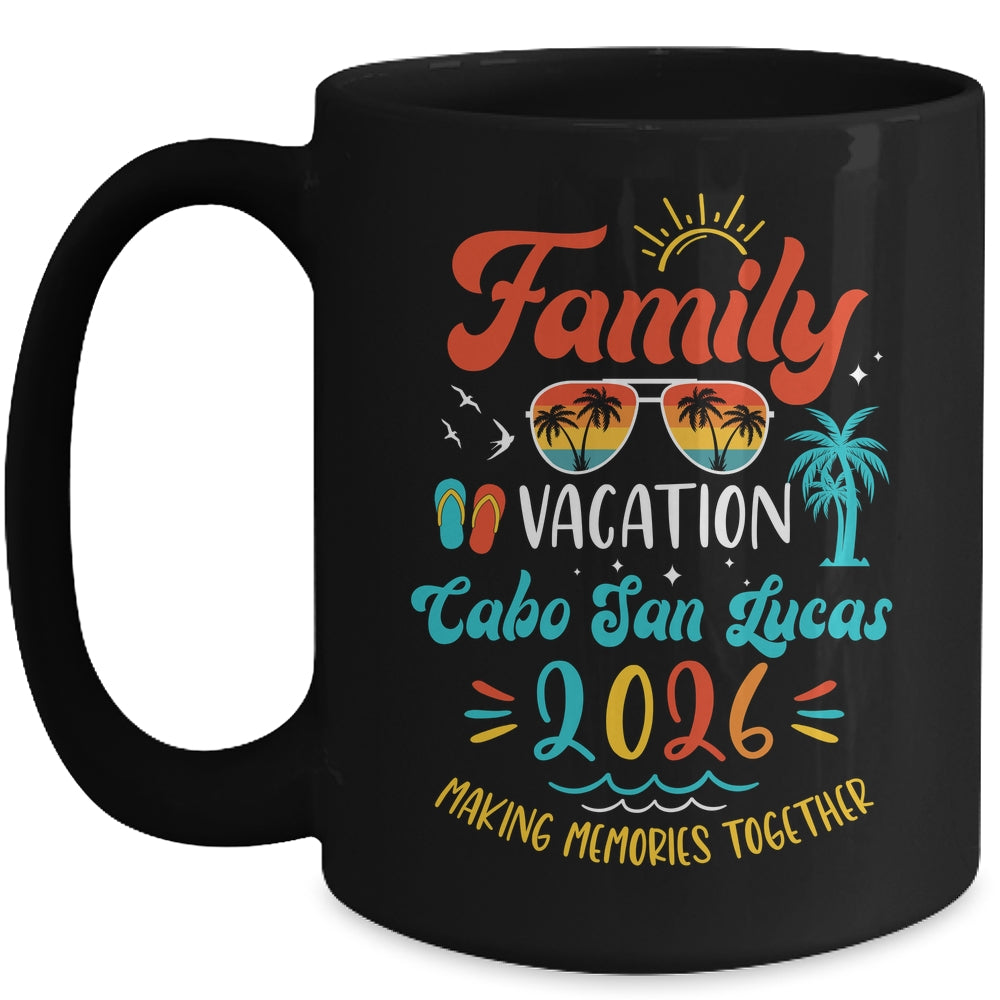 Family Vacation 2026 Cabo San Lucas Matching Summer Vacation Mug | siriusteestore