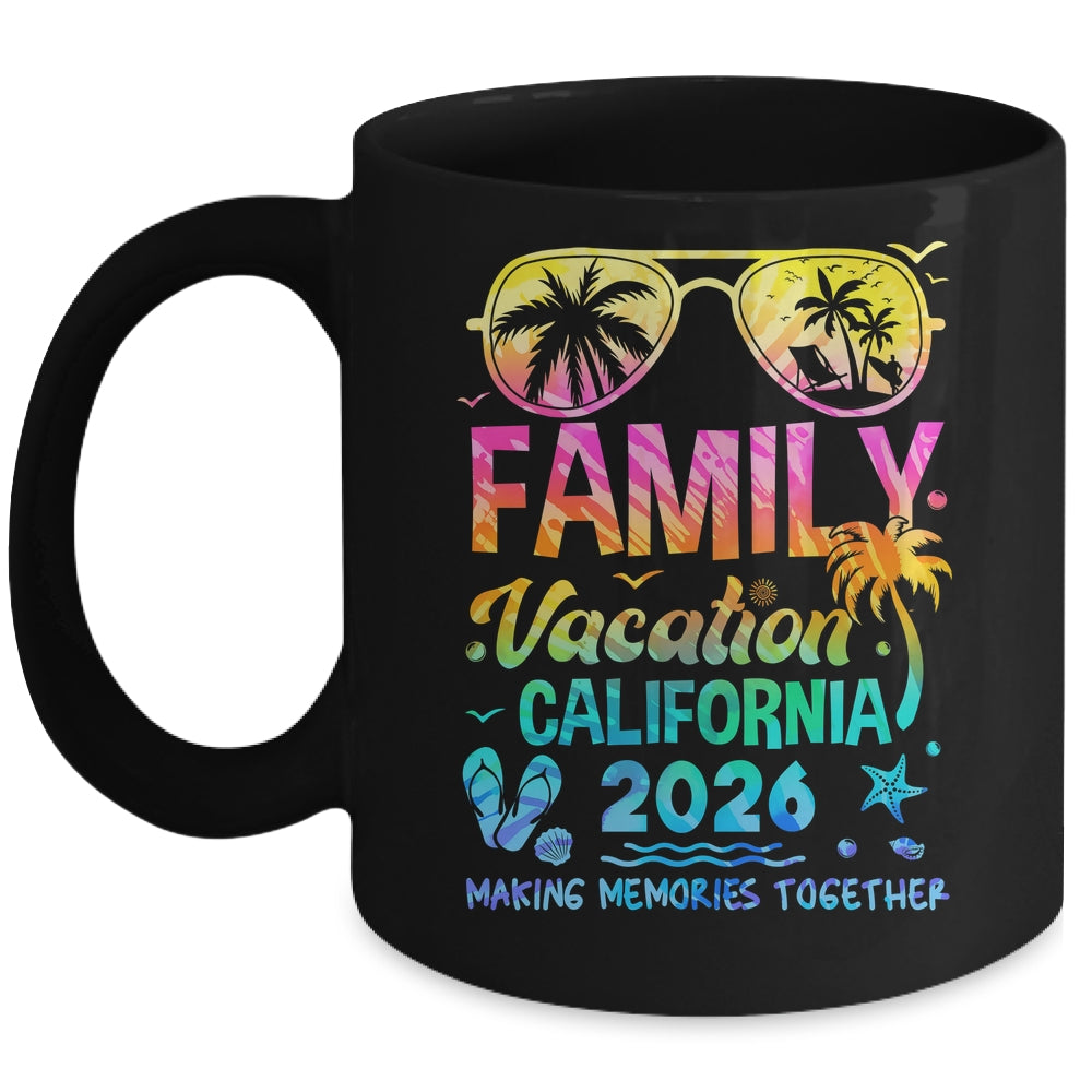 Family Vacation 2026 California Matching Memories Together Mug | siriusteestore