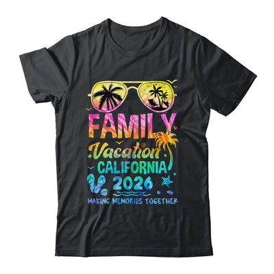 Family Vacation 2026 California Matching Memories Together Shirt & Tank Top | siriusteestore