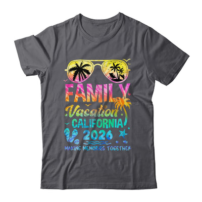 Family Vacation 2026 California Matching Memories Together Shirt & Tank Top | siriusteestore