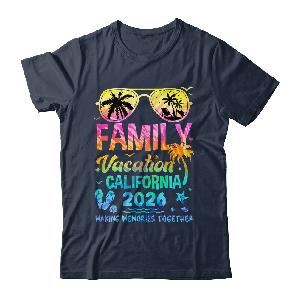 Family Vacation 2026 California Matching Memories Together Shirt & Tank Top | siriusteestore