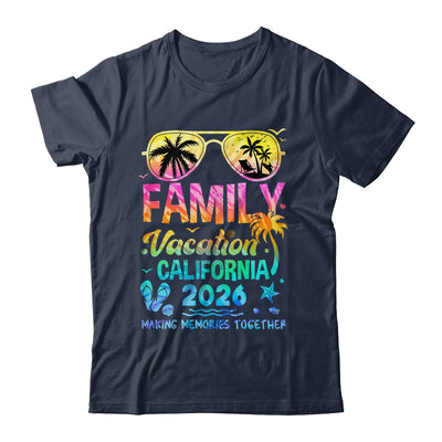 Family Vacation 2026 California Matching Memories Together Shirt & Tank Top | siriusteestore