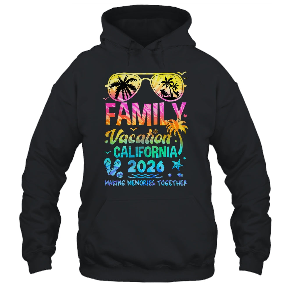 Family Vacation 2026 California Matching Memories Together Shirt & Tank Top | siriusteestore