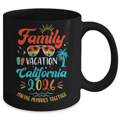 Family Vacation 2026 California Matching Summer Vacation Mug | siriusteestore