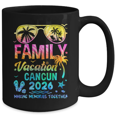 Family Vacation 2026 Cancun Matching Memories Together Mug | siriusteestore