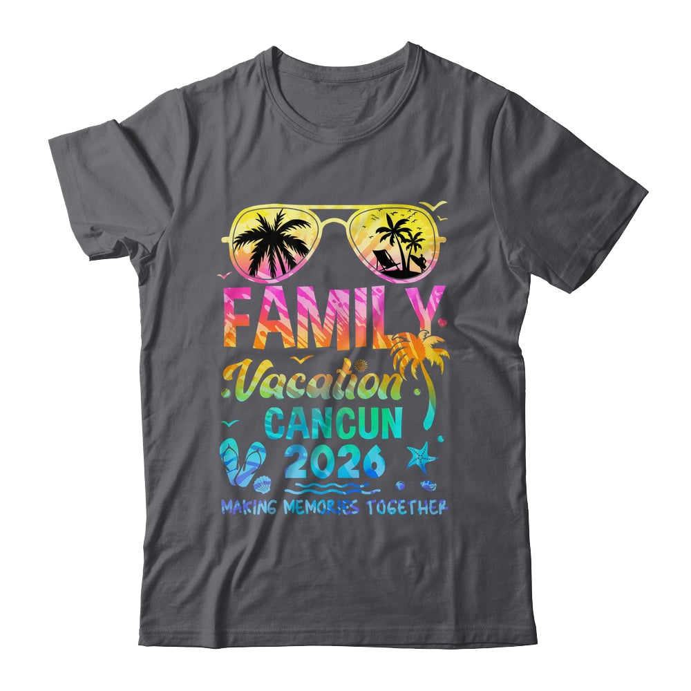Family Vacation 2026 Cancun Matching Memories Together Shirt & Tank Top | siriusteestore