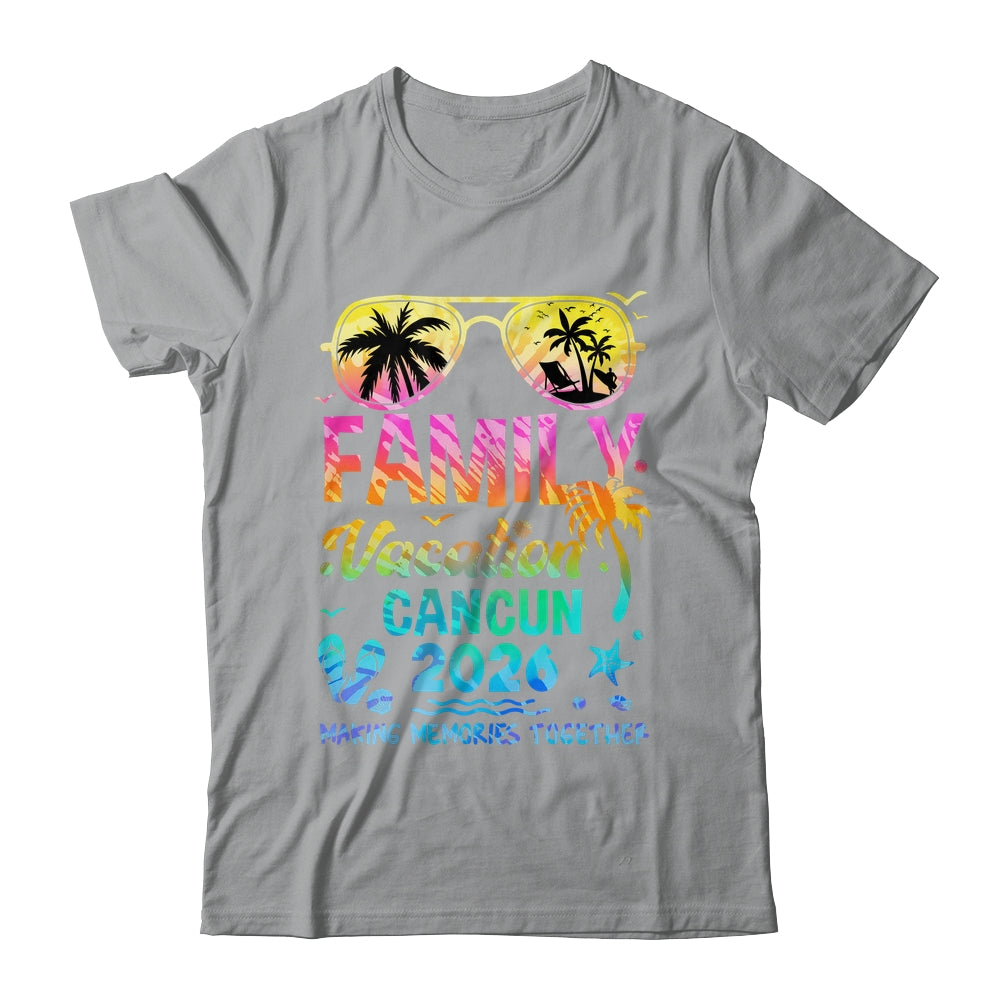 Family Vacation 2026 Cancun Matching Memories Together Shirt & Tank Top | siriusteestore