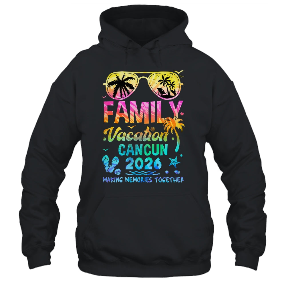 Family Vacation 2026 Cancun Matching Memories Together Shirt & Tank Top | siriusteestore