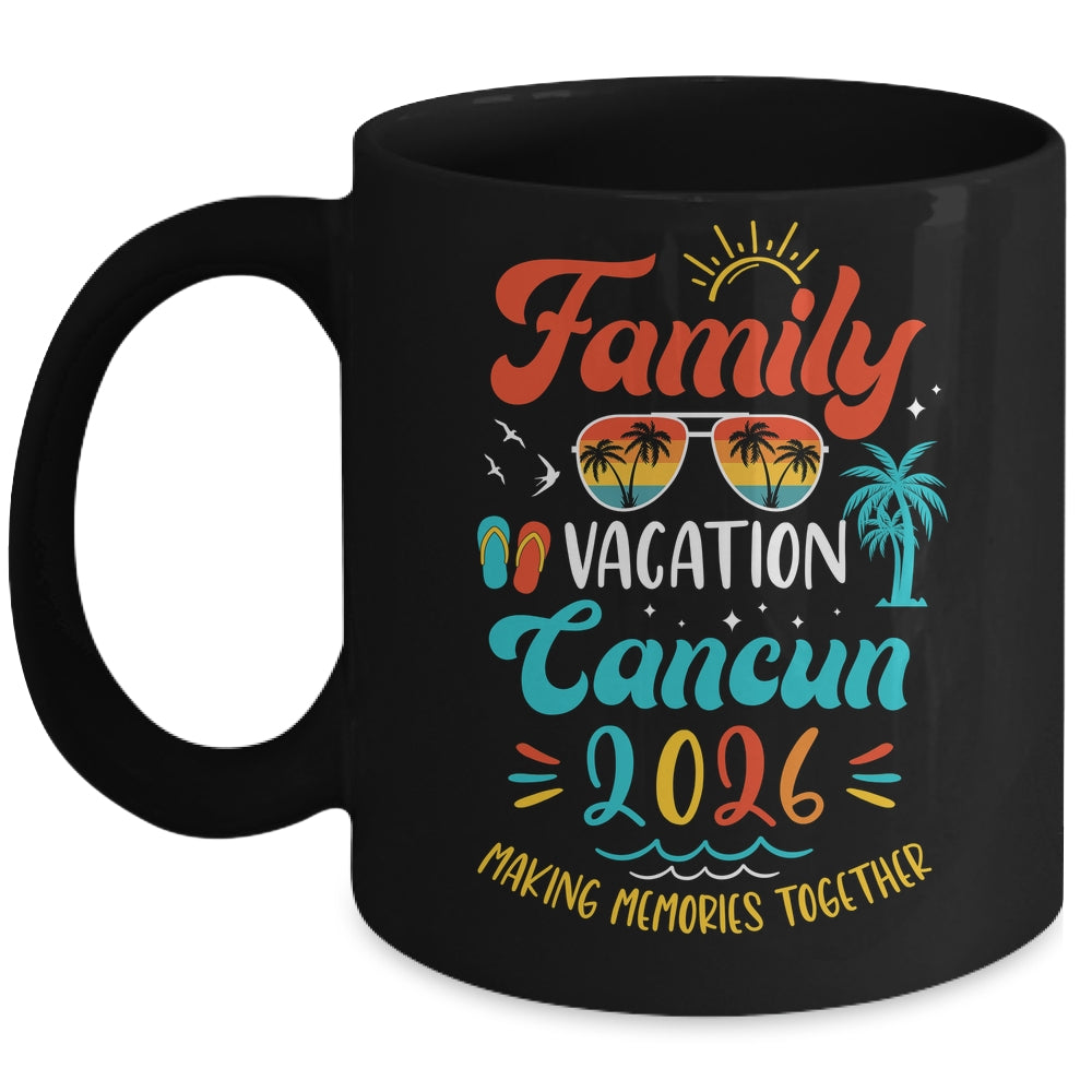 Family Vacation 2026 Cancun Matching Summer Vacation Mug | siriusteestore