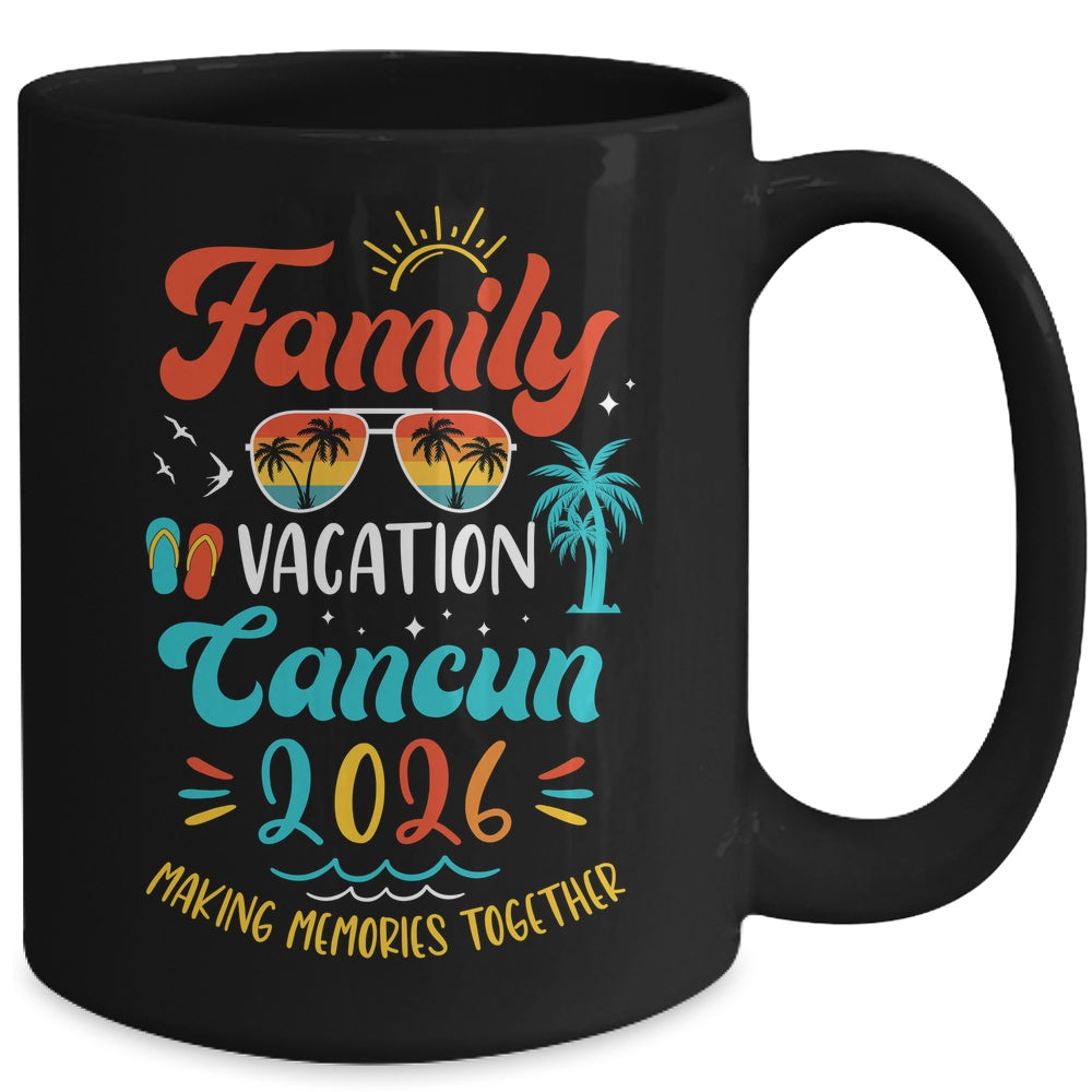 Family Vacation 2026 Cancun Matching Summer Vacation Mug | siriusteestore