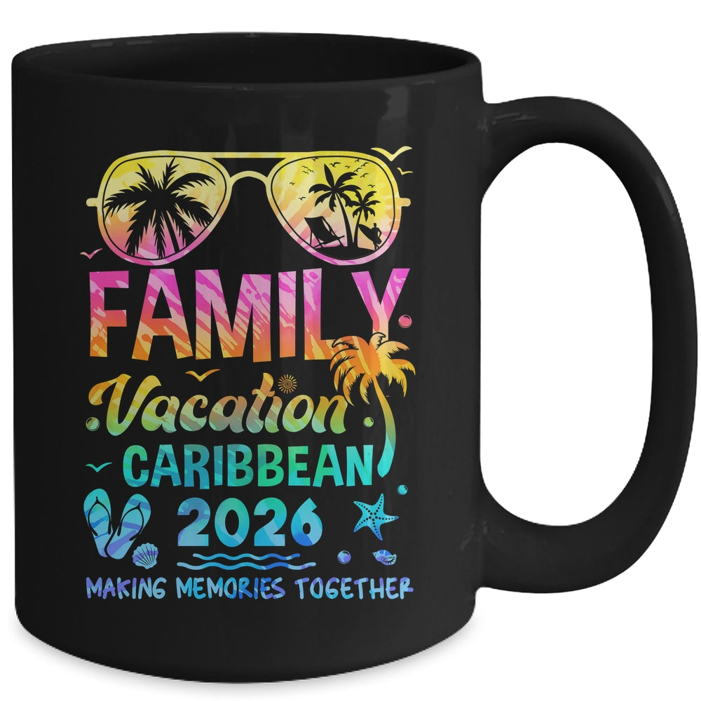 Family Vacation 2026 Caribbean Matching Memories Together Mug | siriusteestore