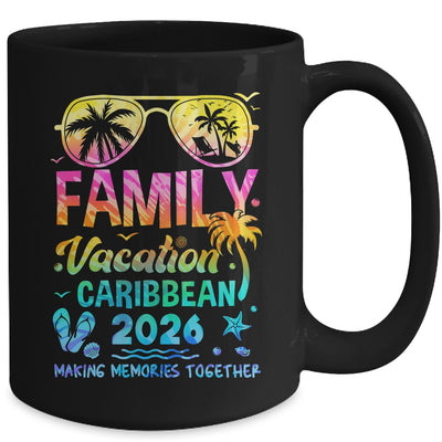 Family Vacation 2026 Caribbean Matching Memories Together Mug | siriusteestore