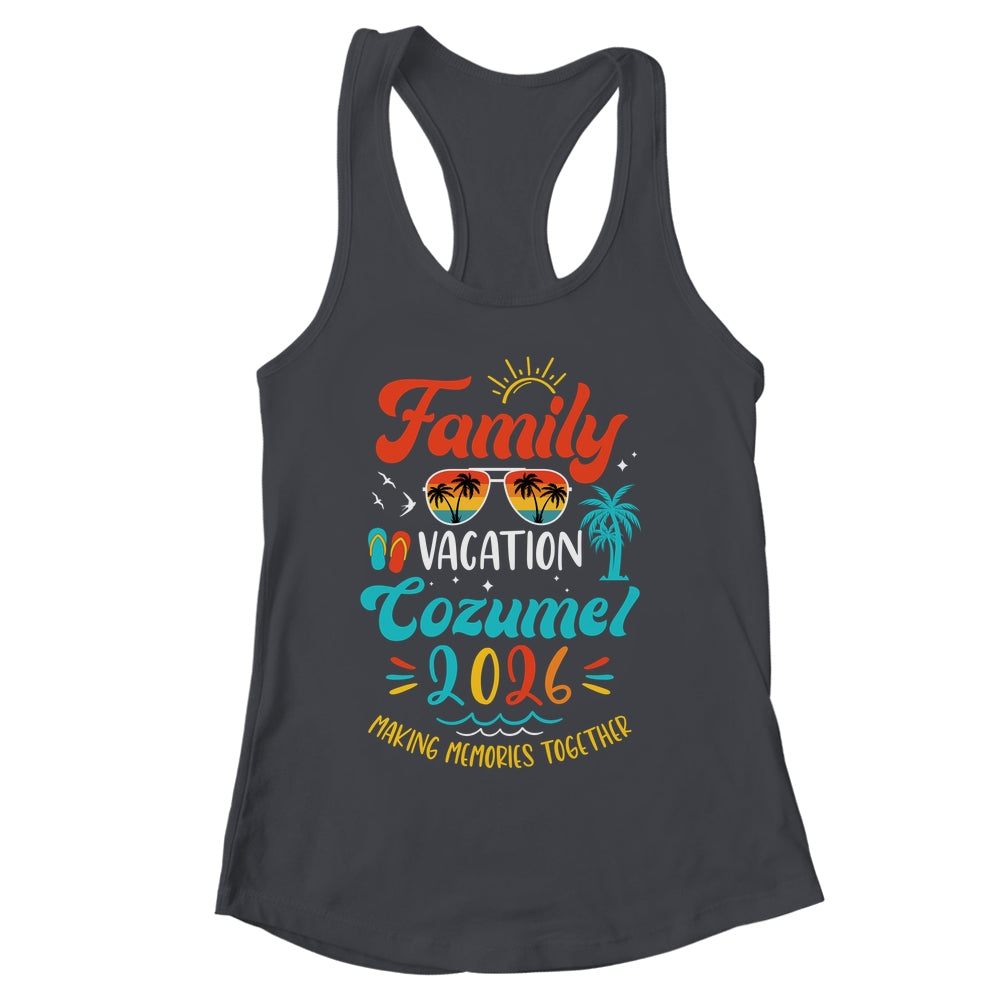 Family Vacation 2026 Cozumel Matching Summer Vacation Shirt & Tank Top | siriusteestore