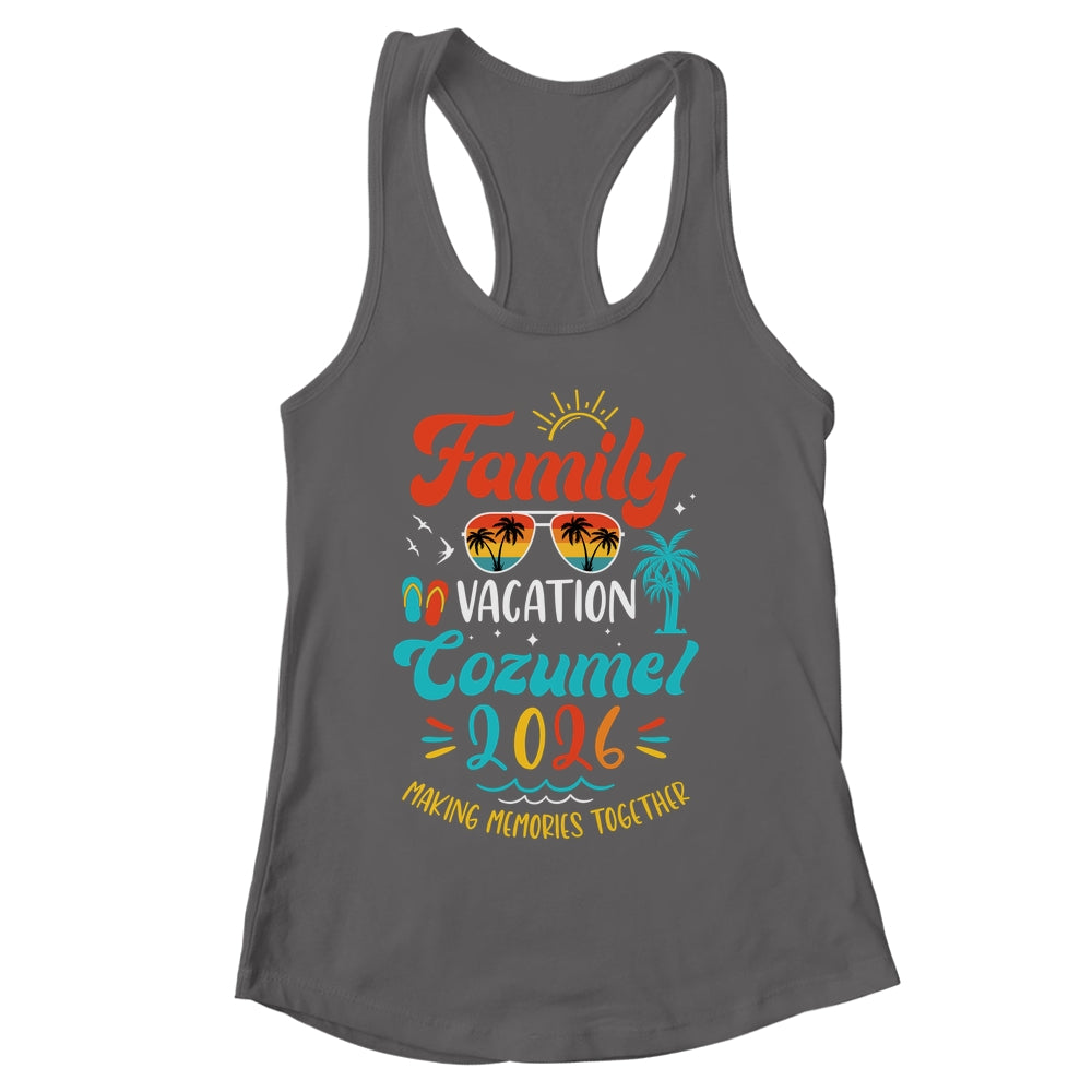 Family Vacation 2026 Cozumel Matching Summer Vacation Shirt & Tank Top | siriusteestore