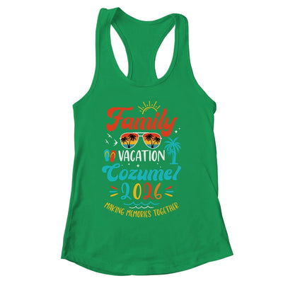Family Vacation 2026 Cozumel Matching Summer Vacation Shirt & Tank Top | siriusteestore