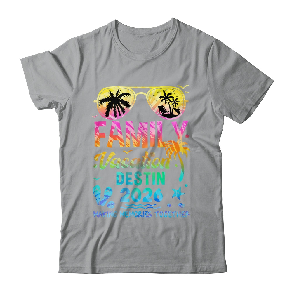 Family Vacation 2026 Destin Matching Memories Together Shirt & Tank Top | siriusteestore