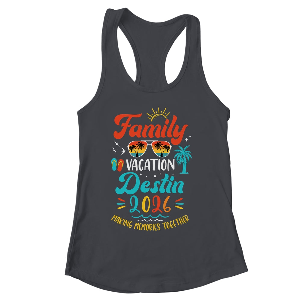 Family Vacation 2026 Destin Matching Summer Vacation Shirt & Tank Top | siriusteestore