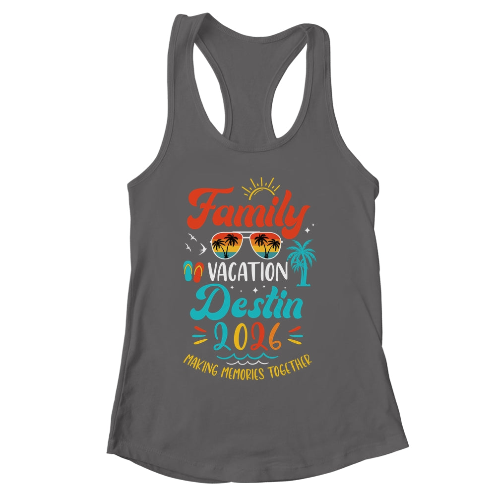 Family Vacation 2026 Destin Matching Summer Vacation Shirt & Tank Top | siriusteestore