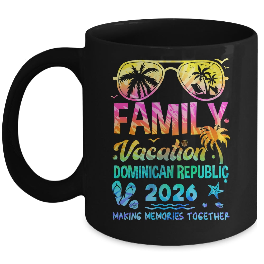 Family Vacation 2026 Dominican Republic Matching Memories Together Mug | siriusteestore