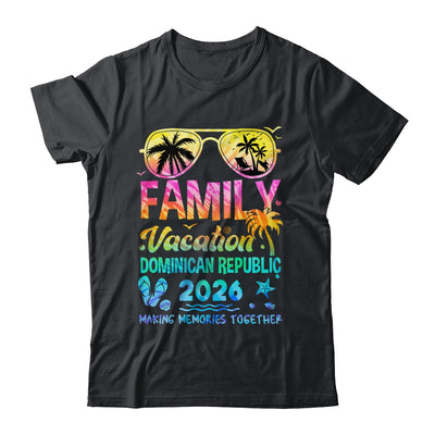 Family Vacation 2026 Dominican Republic Matching Memories Together Shirt & Tank Top | siriusteestore
