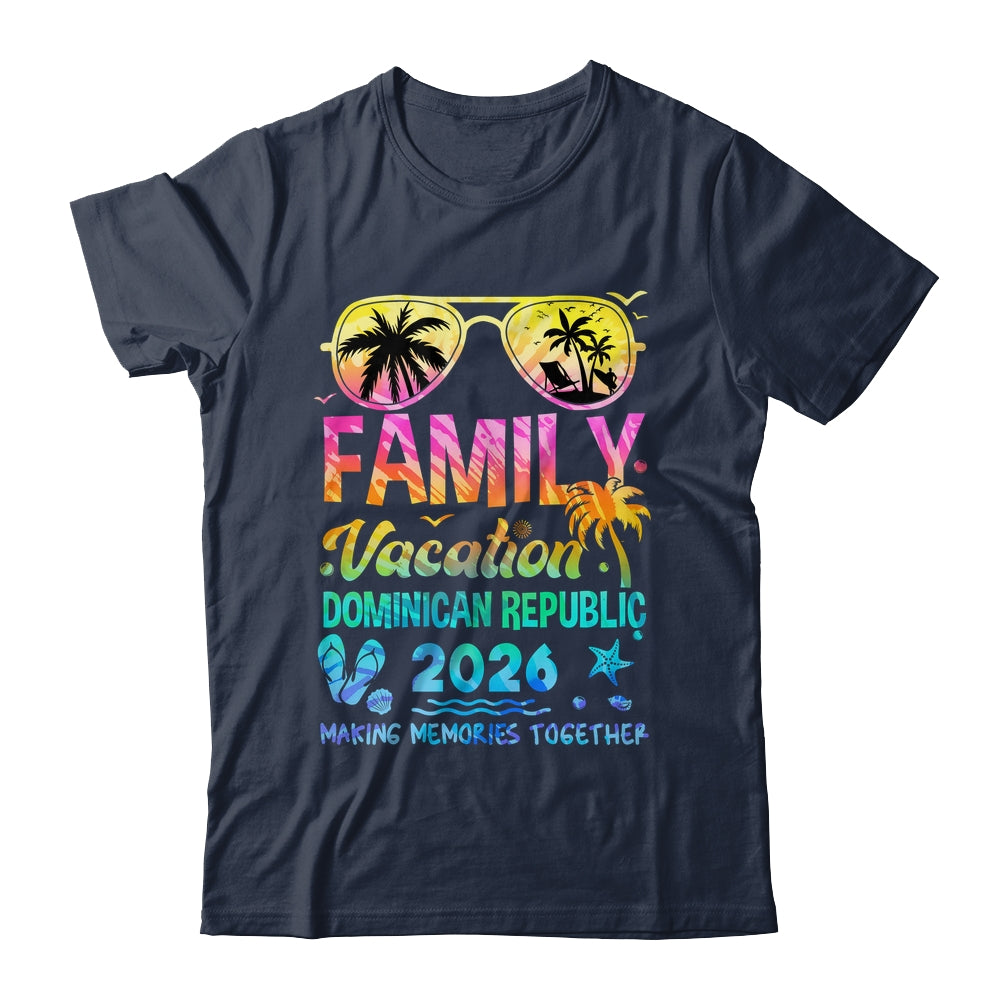 Family Vacation 2026 Dominican Republic Matching Memories Together Shirt & Tank Top | siriusteestore