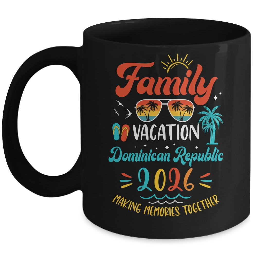 Family Vacation 2026 Dominican Republic Matching Summer Vacation Mug | siriusteestore