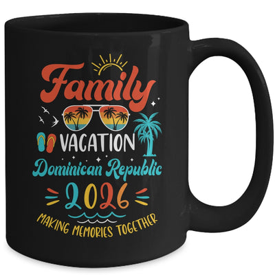 Family Vacation 2026 Dominican Republic Matching Summer Vacation Mug | siriusteestore