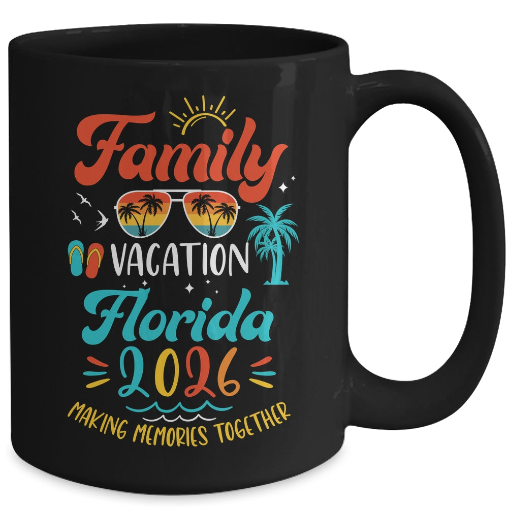 Family Vacation 2026 Florida Matching Summer Vacation Mug | siriusteestore
