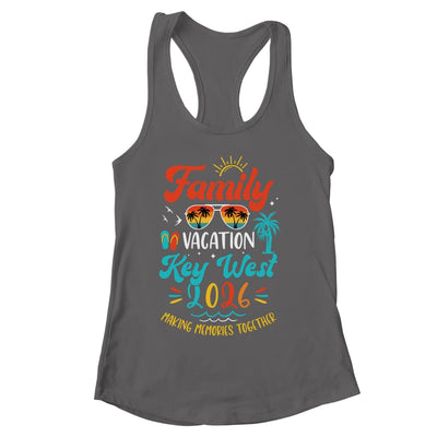 Family Vacation 2026 Key West Matching Summer Vacation Shirt & Tank Top | siriusteestore